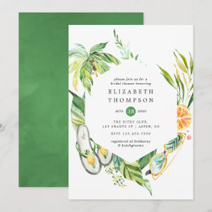 Summertime Bridal Shower Invitation