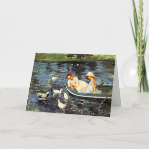 Summertime (by Mary Cassatt) Card