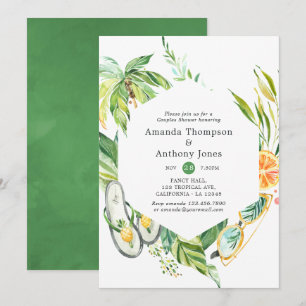 Summertime Couples Shower Invitation