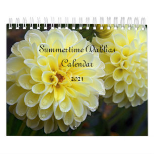 Summertime Dahlias Calendar