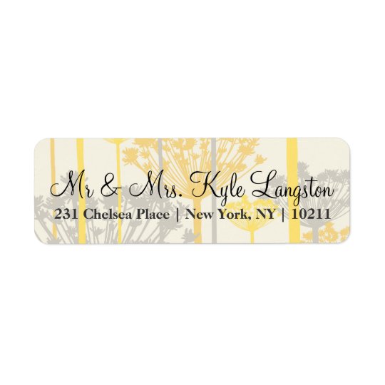 Summertime Dandelions Return Address Labels