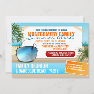 Summertime Family Reunion Invitations