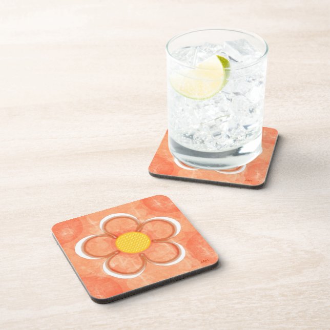 Summertime Flower Coaster (Right Side)