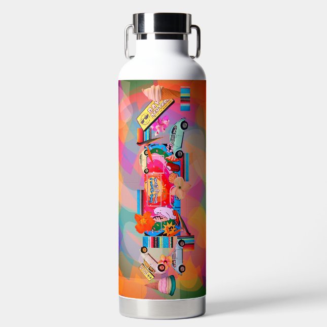 Summertime Forever  Water Bottle (Front)