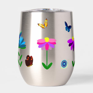 Summertime Friends Stemless Wine Tumbler