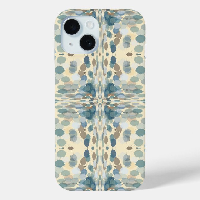 Summertime Fun Ocean Spray Splatter Abstract Art Case-Mate iPhone Case (Back)
