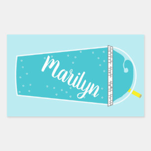 Summertime Icy Cold Drink Personalised Stickers