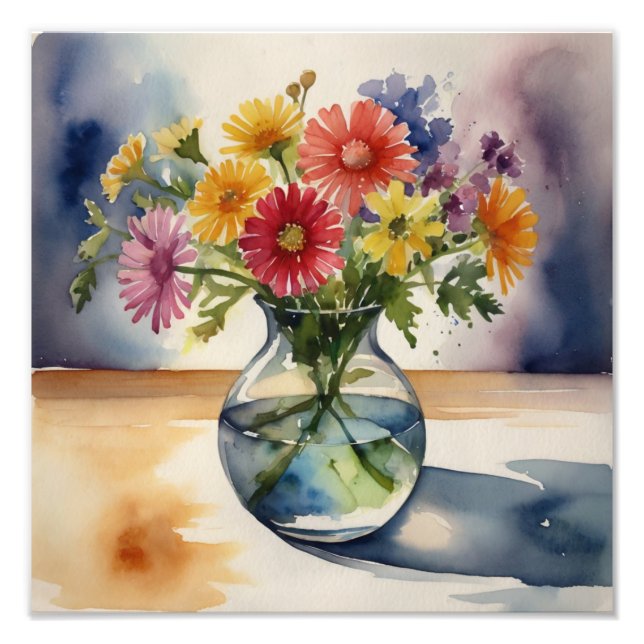 Summertime in a Vase Photo Print (Front)