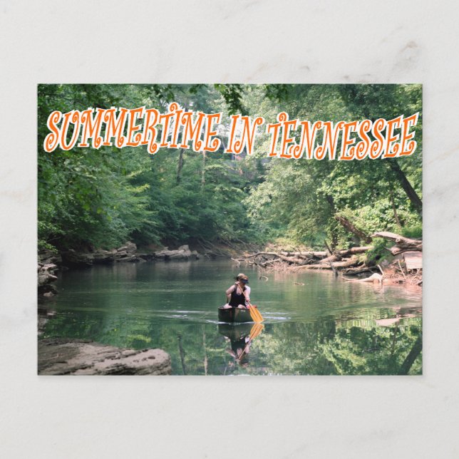 SUMMERTIME IN TENNESSEE POSTCARD (Front)