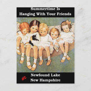 Summertime is Hanging With Your Friends Postcard