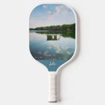 Summertime Lake  Pickleball Paddle