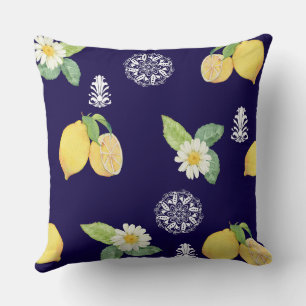 Summertime Lemons Cushion