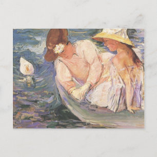 Summertime, Mary Cassatt, 1894 Postcard