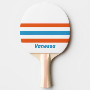 Summertime Nostalgic Across Striping with Name Ping Pong Paddle