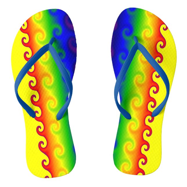 Summertime Pair of Flip Flops   (Footbed)