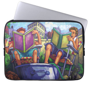 Summertime Reading Laptop Sleeve