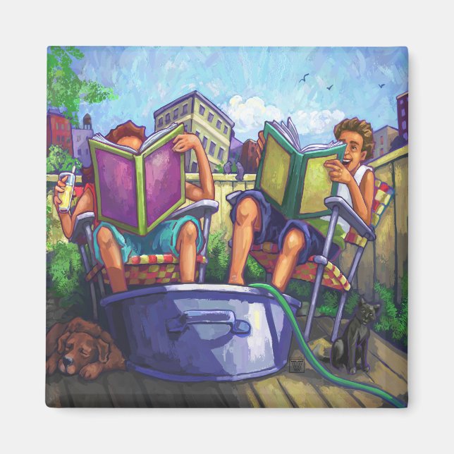 Summertime Reading Magnet (Front)