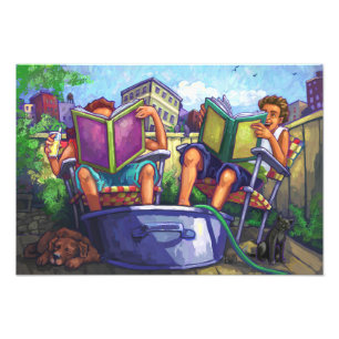 Summertime Reading Photo Print
