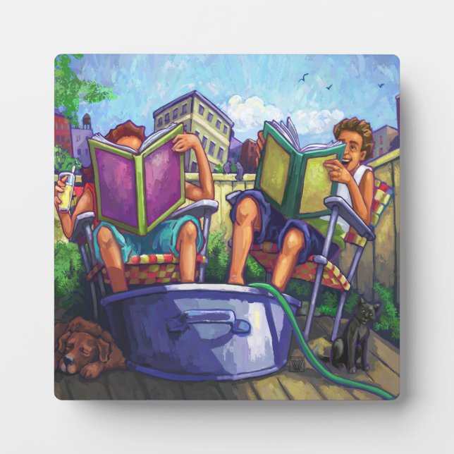 Summertime Reading Plaque (Front)