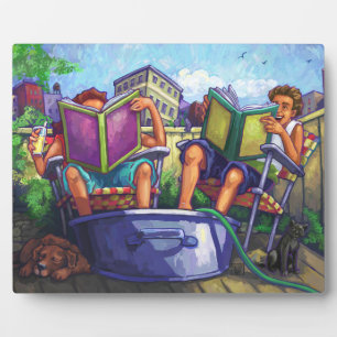 Summertime Reading Plaque