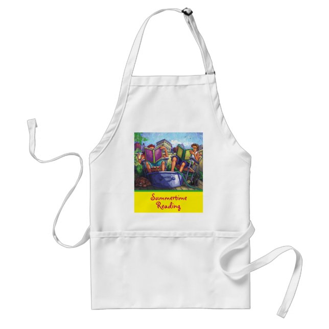 Summertime Reading Standard Apron (Front)