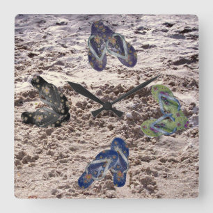 Summertime Square Wall Clock