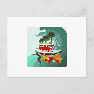 Summertime Surfing! Postcard