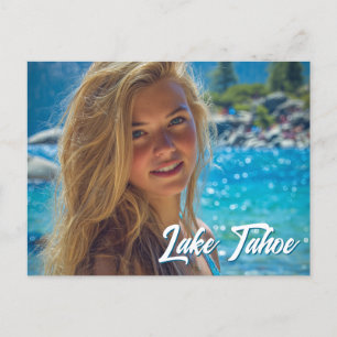 Summertime Vacation Family Photo Postcard