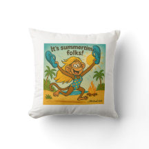 Summertime Vibes: Monkey with Flipflops