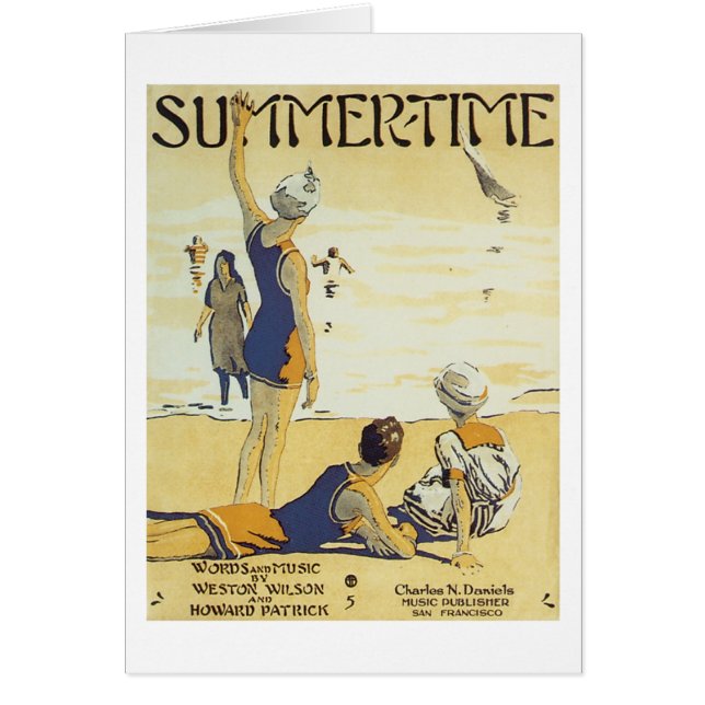 Summertime Vintage Songbook Cover (Front)