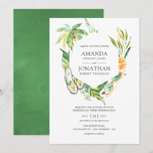 Summertime Wedding Invitation