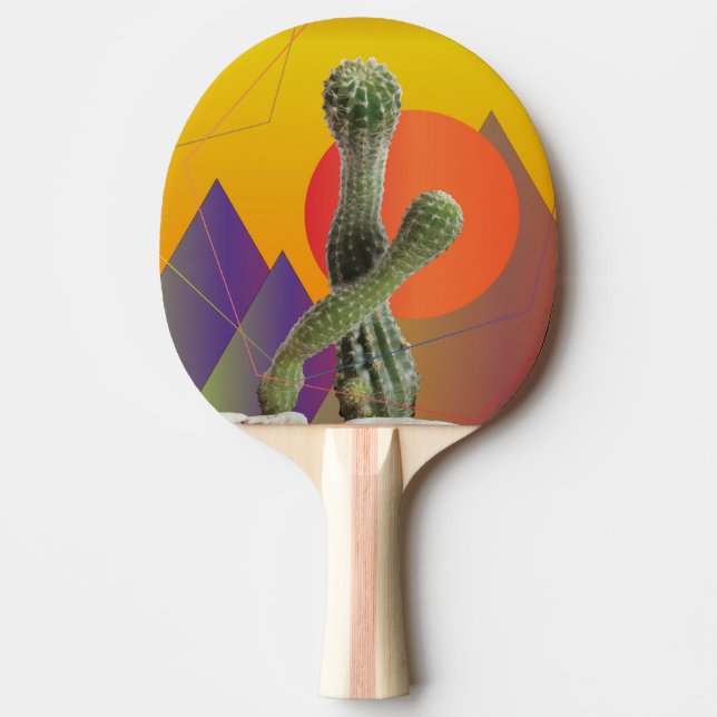 Summertine  Ping Pong Paddle, Red Rubber Back Ping Pong Paddle (Front)