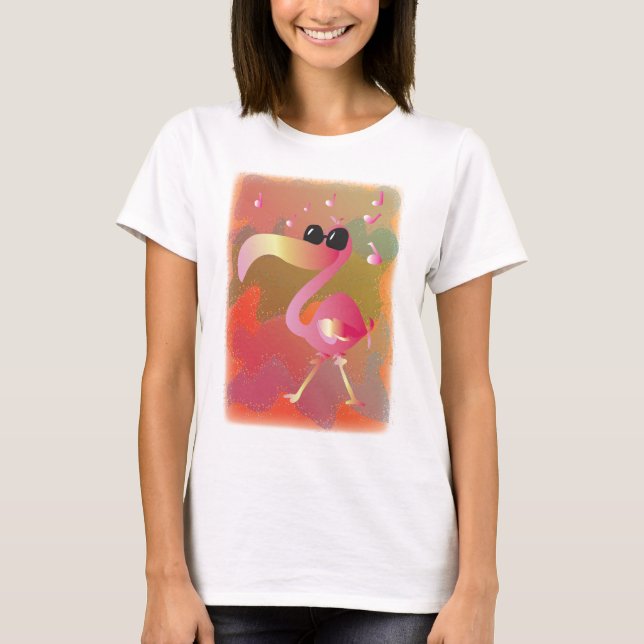 summerwaves-flamingo T-Shirt (Front)