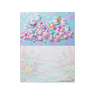 Summerween Beach Ghost Notepad