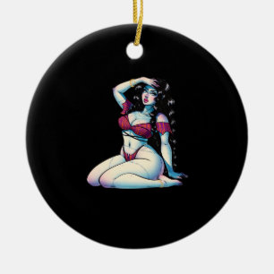 Summerween Classic Chill Meme Ceramic Tree Decoration