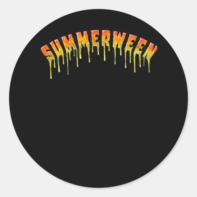 Summerween Classic Round Sticker (Front)