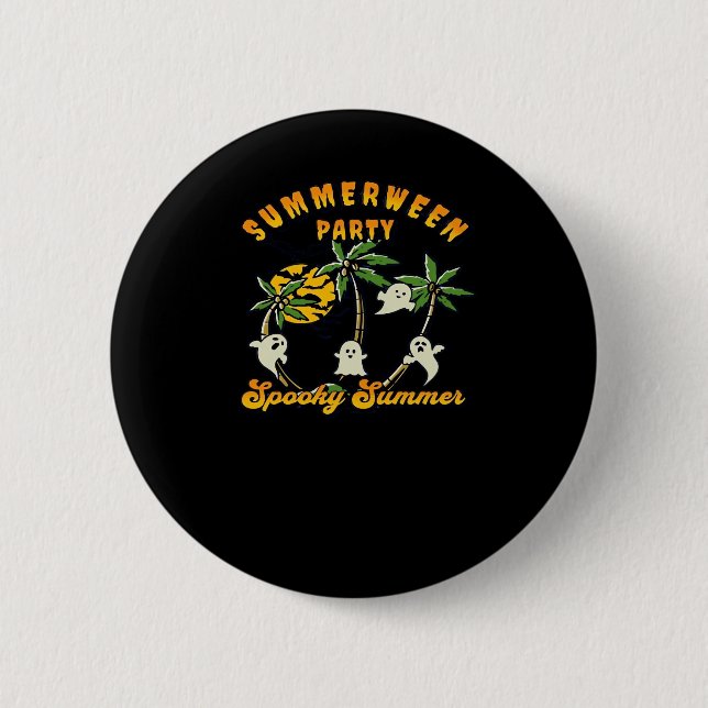 Summerween Classic Viral 6 Cm Round Badge (Front)
