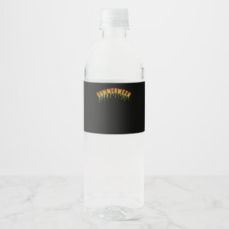 Summerween Classic Water Bottle Label