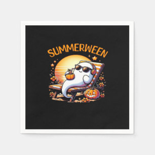 Summerween Cute Spooky Summer Napkin