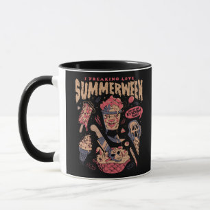 Summerween - Funny Goth Horror Movies Halloween Gi Mug