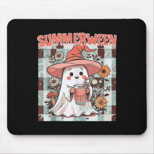 Summerween Funny Halloween Fall Trending Design Ta Mouse Mat