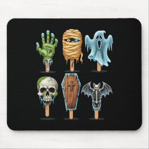 Summerween Horror Movies Summer Popsicle Halloween Mouse Mat
