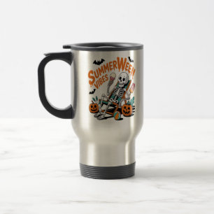 Summerween Ice Cream Summer Vacation Halloween Travel Mug