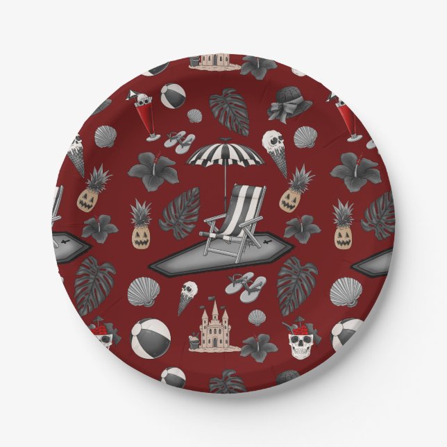 Summerween  paper plate (Front)