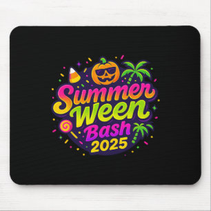 Summerween Sh 2025 Skeleton Beach Party Halloween Mouse Mat
