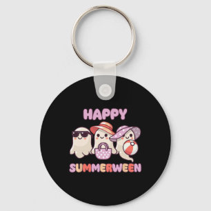 Summerween Summer Halloween Ghost Key Ring
