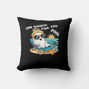 Summerween Too Ghoul For The Halloween Ghost Overs Cushion
