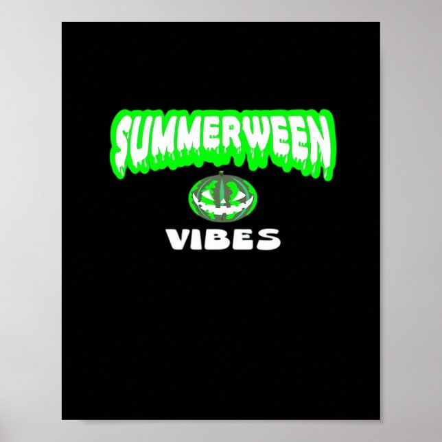 Summerween Vibes Classic Poster (Front)