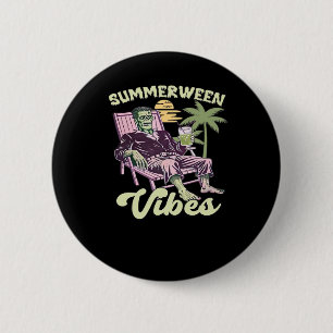 Summerween Vibes Halloween Classic 6 Cm Round Badge