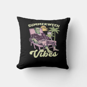 Summerween Vibes Halloween Classic Cushion